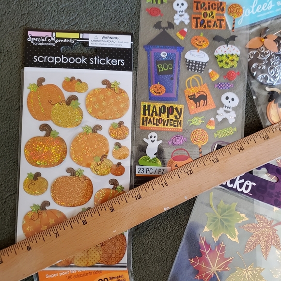 20+ Packs Fall Halloween Sticker Lot - Picture 11 of 17